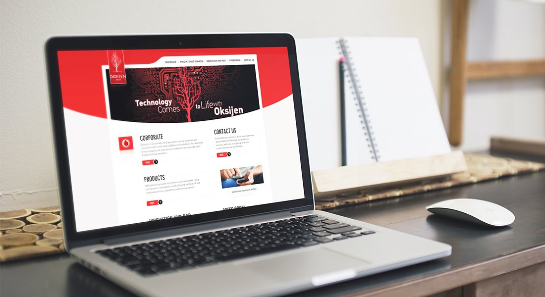 Vodafone Website Tasarımı